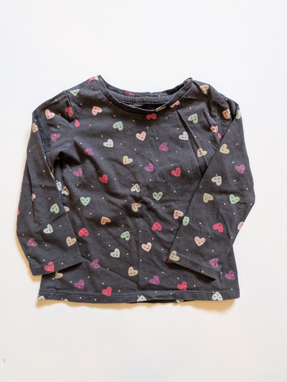 2/$10 ❤️ George Heart Print Long Sleeve